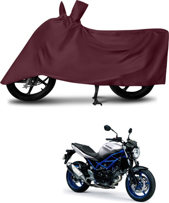 DeepShakshi AUTOMOTIVE Waterproof Two Wheeler Cover for Suzuki(SV 650, Maroon)