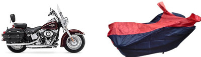 malti Two Wheeler Cover for Harley Davidson(Heritage Softail Classic, Red, Blue)