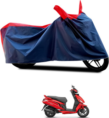 PAGORA Waterproof Two Wheeler Cover for Hero(Maestro Edge 125, Black, Red)
