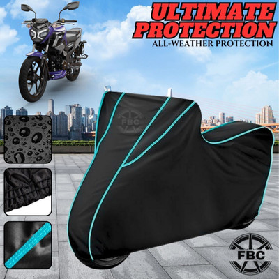 AUTOCAD Waterproof Two Wheeler Cover for TVS(Raider, Black)
