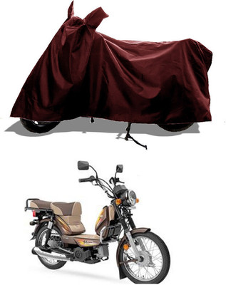 GROFATIK Two Wheeler Cover for TVS(Heavy Duty Super XL, Maroon)