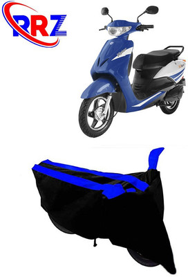 RRZ Waterproof Two Wheeler Cover for Universal For Bike(Yo Xplor, Black, Blue)