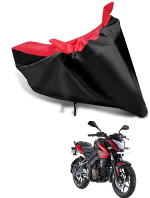 KEDIT Two Wheeler Cover for Bajaj(Pulsar 200 BS6, Red, Black)