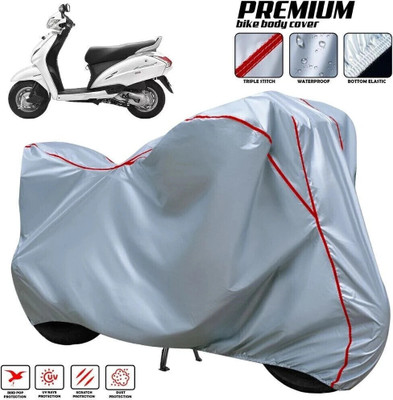 xodi Waterproof Two Wheeler Cover for Honda(Activa 125, Silver, Red, Multicolor)