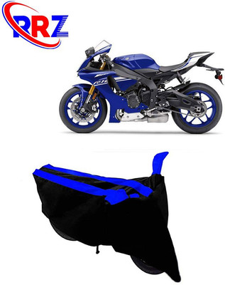 RRZ Waterproof Two Wheeler Cover for Yamaha(YZF-R1, Black, Blue)