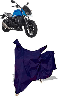 Amexride Two Wheeler Cover for Mahindra(Mojo UT 300, Blue)