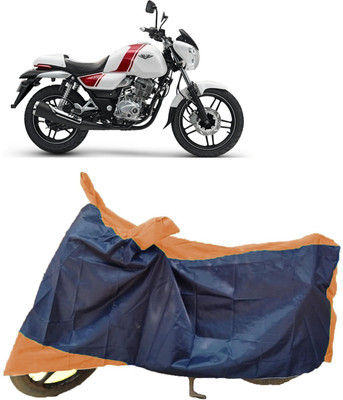 AutoKick Two Wheeler Cover for Bajaj(V 150, Blue, Brown)