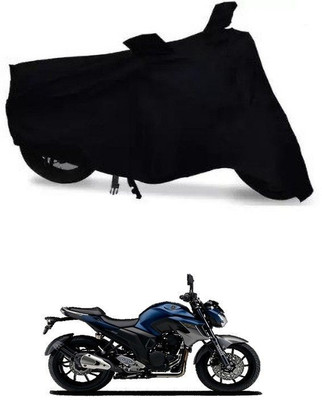 DeepShakshi AUTOMOTIVE Waterproof Two Wheeler Cover for Yamaha(FZ25, Black)