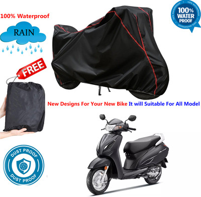 OliverX Waterproof Two Wheeler Cover for Honda(Activa i, Black)