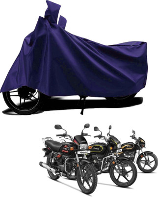 AASHTIK MART Waterproof Two Wheeler Cover for Hero(Splendor Plus, Blue)
