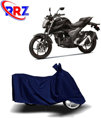 RRZ Two Wheeler Cover for Suzuki(Gixxer, Blue)