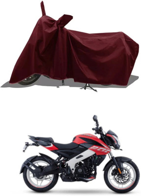 MMSSTAR Waterproof Two Wheeler Cover for Bajaj(Pulsar NS200 BS6, Maroon)