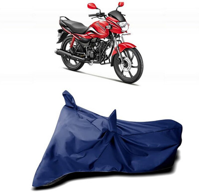 KEDIT Two Wheeler Cover for Hero(Passion, Blue)
