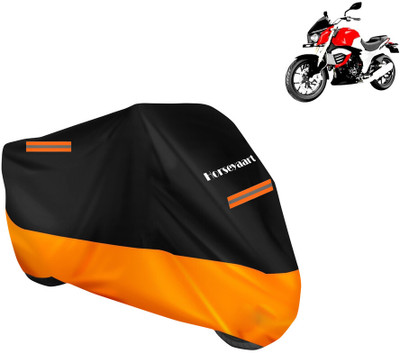 Horseyaart Waterproof Two Wheeler Cover for Mahindra(Mojo UT 300, Orange)