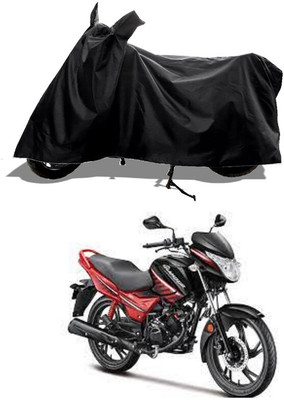 GROFATIK Two Wheeler Cover for Hero(Glamour Programmed FI BS6, Black)