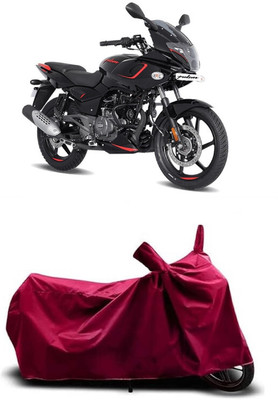 Coxtor Waterproof Two Wheeler Cover for Bajaj(Pulsar 180F, Maroon)