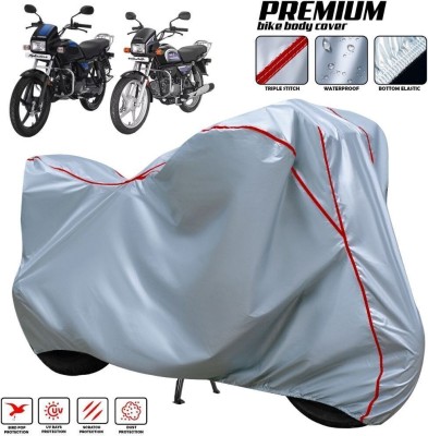 xodi Waterproof Two Wheeler Cover for Hero(Splendor, Black, Blue, Multicolor)