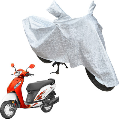 RiderShine Waterproof Two Wheeler Cover for Honda(Activa i, Silver)