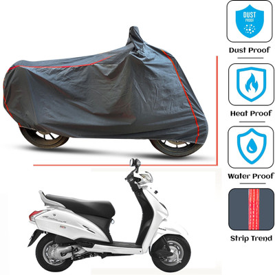 FAMEXON Waterproof Two Wheeler Cover for Honda(Activa 125, Grey)