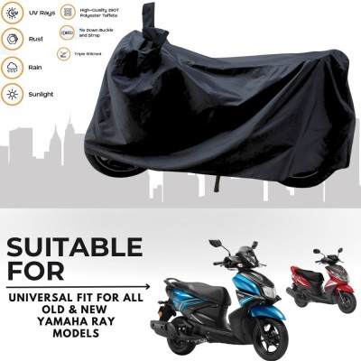 MADAFIYA Two Wheeler Cover for Yamaha(RayZR 125, Black)