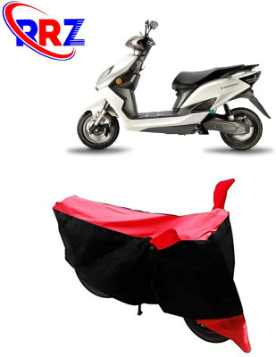 AutoGalaxy Waterproof Two Wheeler Cover for Evolet(Derby, Black, Red)