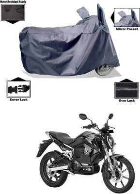 CODOKI Waterproof Two Wheeler Cover for Revolt(RV 300, Grey)