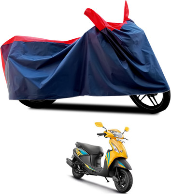 PAGORA Waterproof Two Wheeler Cover for Hero(Pleasure, Black, Red)