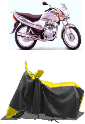SUGASHRI Waterproof Two Wheeler Cover for LML(Freedom Prima, Yellow, Black)