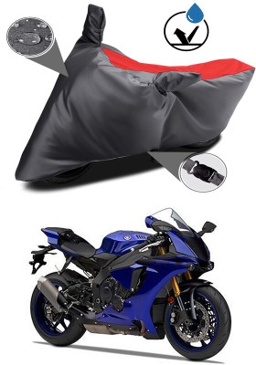 Ascension Two Wheeler Cover for Yamaha(YZF R1, Grey, Red)