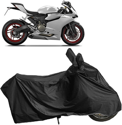 MMSSTAR Waterproof Two Wheeler Cover for Ducati(899 Panigale, Black)