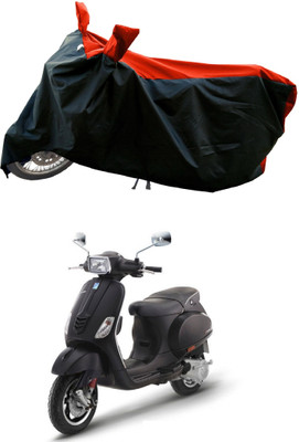 Romeiz Two Wheeler Cover for Vespa(VXL 150 BS6, Red)