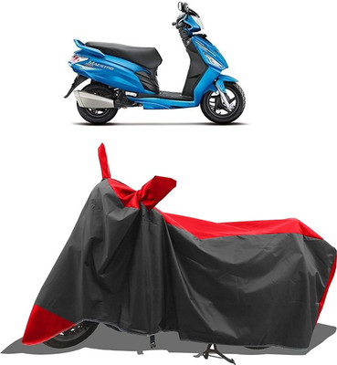 APNEK Waterproof Two Wheeler Cover for Hero(Meteor BS6, Red, Black)