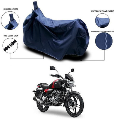 SEBONGO Waterproof Two Wheeler Cover for Bajaj(V15, Blue)