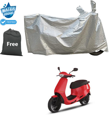 PAGORA Waterproof Two Wheeler Cover for Ola(Silver)