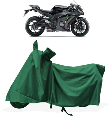 Tricway Two Wheeler Cover for Kawasaki(Ninja ZX-10R SE, Green)