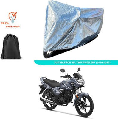 CODOKI Waterproof Two Wheeler Cover for Honda(CB Shine, Silver)