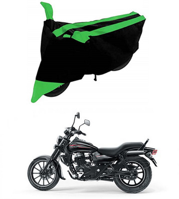 MMSSTAR Waterproof Two Wheeler Cover for Bajaj(Avenger 400, Green, Black)