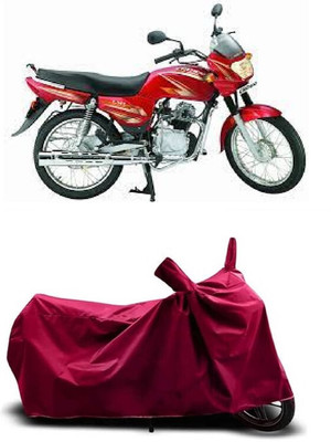 Coxtor Waterproof Two Wheeler Cover for LML(CRD, Maroon)