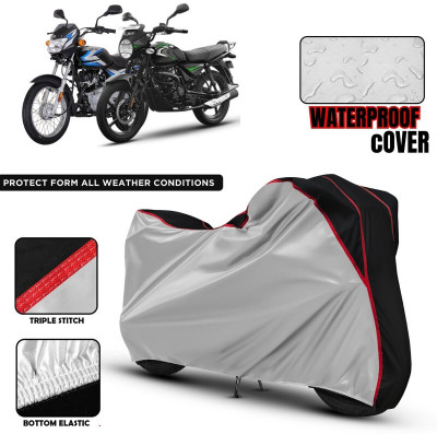 xodi Waterproof Two Wheeler Cover for Bajaj(CT100, Silver, Black, Red)
