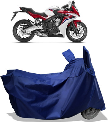 Amexride Two Wheeler Cover for Honda(CBR 650F, Blue)