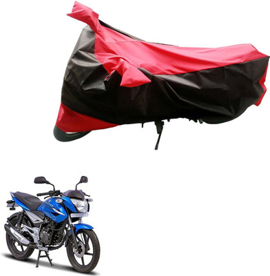 Mdstar Waterproof Two Wheeler Cover for Bajaj(XCD 125cc, Black, Red)
