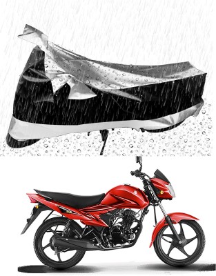 Ascension Two Wheeler Cover for Suzuki(Hayate EP, Silver, Black)