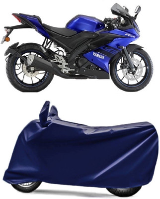 AUCTIMO Two Wheeler Cover for Yamaha(R15, Blue)