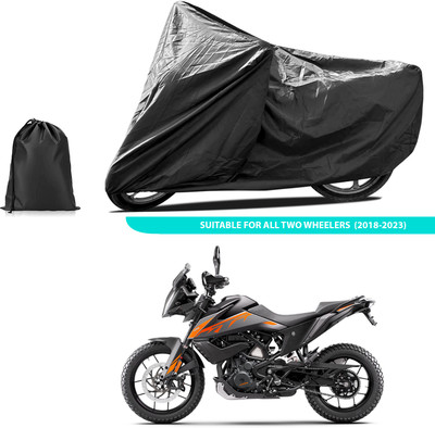 CODOKI Two Wheeler Cover for KTM(390 Adventure BS6, Black)