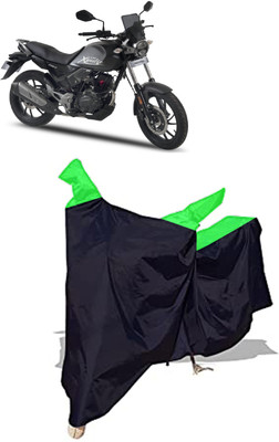 Amexride Two Wheeler Cover for Hero(MotoCorp XPulse 200T, Black, Green)