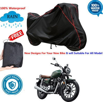 AUTOCAD Waterproof Two Wheeler Cover for Honda(Hness CB350, Black)