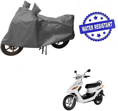 DeepShakshi AUTOMOTIVE Waterproof Two Wheeler Cover for Indus(Yo Electron, Grey)