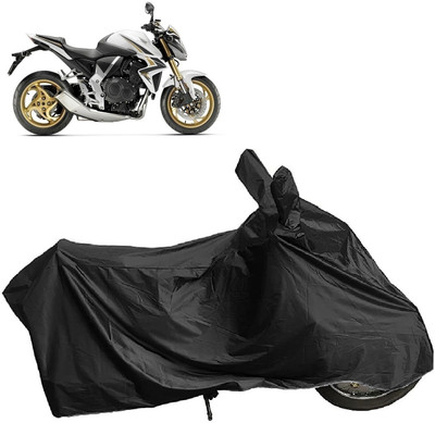DeepShakshi AUTOMOTIVE Waterproof Two Wheeler Cover for Honda(CB 1000R, Black)