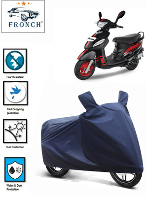 FRONCH Waterproof Two Wheeler Cover for Mahindra(Rodeo, Blue)
