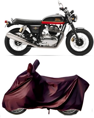 BbcMart Waterproof Two Wheeler Cover for Royal Enfield(Interceptor 650, Maroon)